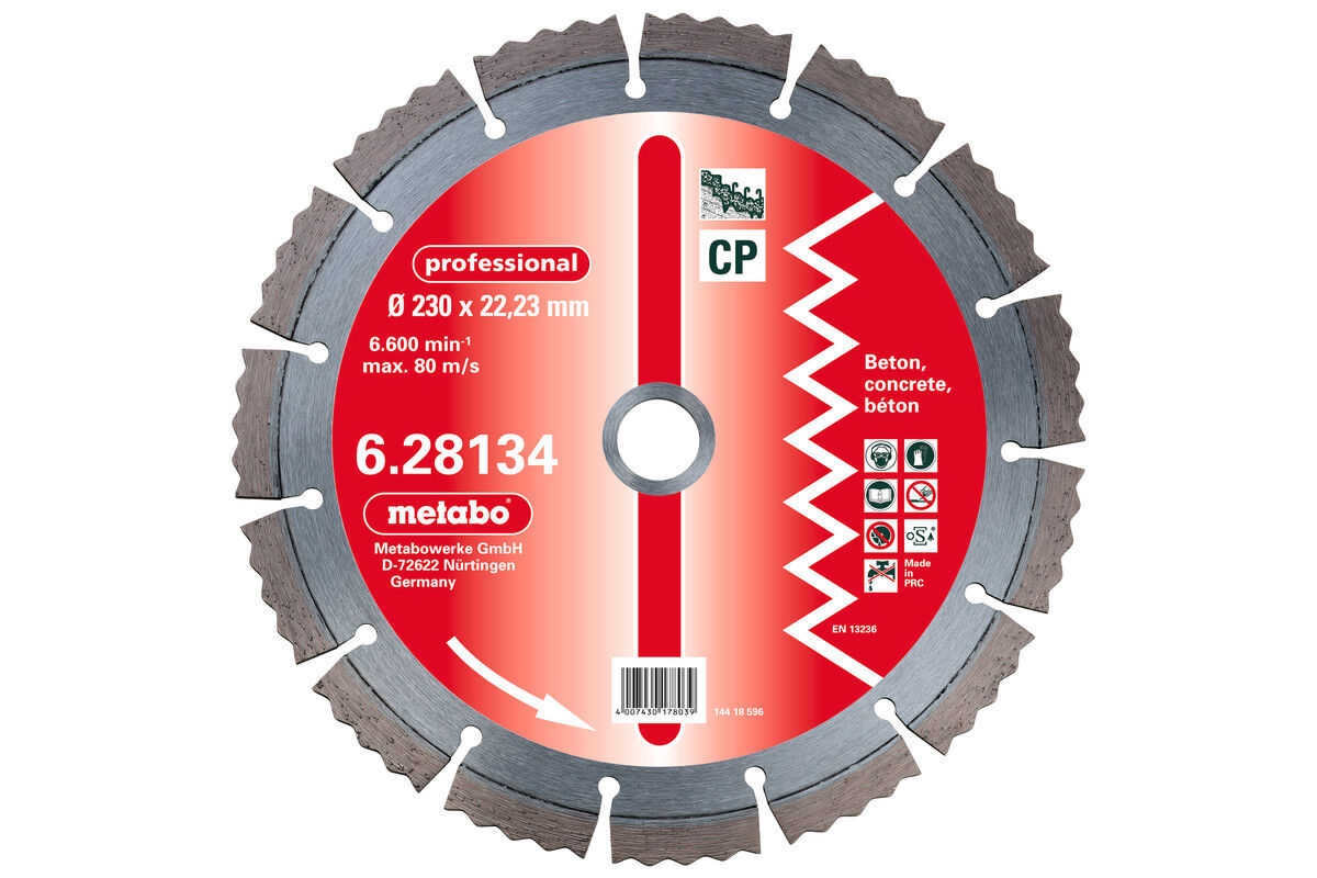 Metabo Zubehör Dia-TS, 300x3,2x20,0/22,23/25,4mm, professional", "CP", Beton (