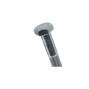 BOSSARD 6kt bolt M10x80DIN 8.8 - FZB DIN 931 6kt skruer delgevind stål 8.8 100stk