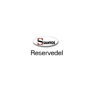 Multi Reservedel Møtrik M6 Rustfri stål til Santos nr 68 107709,stk