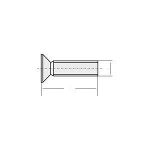 TOOLCRAFT 839916 Undersænkede skruer M3 10 mm Sekskant DIN 965 Rustfrit stål A2 100 stk