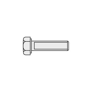 TOOLCRAFT 216330 Sekskantsskruer M1.2 10 mm Udvendig sekskant DIN 933 Messing 10 stk