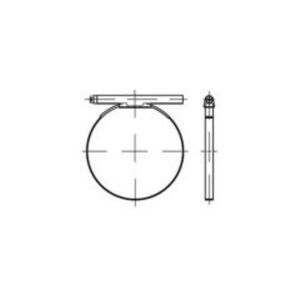 TOOLCRAFT TO-5363349 Slangebånd Rør-holdere 20 mm 50 stk