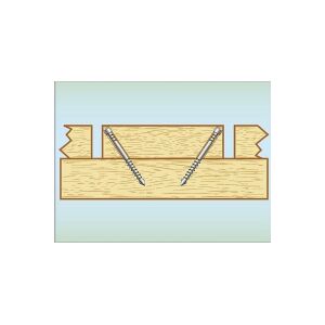 Essve Terrace Screw Hds 4.8X60 A2 250 Pcs