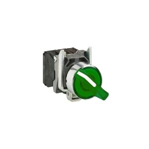 Schneider Electric XB4, Grøn, IP66, IK06, 30 mm, 68 mm, 47 mm