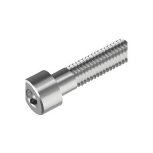 WASI Bolt DIN 912 M5x20mm med delgevind, rustfri stål A4 med cylindrisk hoved med indvendig sekskant 4,0mm - (500 stk.)