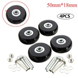 Kuffertdele Aksler Rejse Bagage Hjul 50MM*18MM4PCS 4STK 50mm*18mm