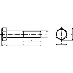 S+P M20 X 160 Mm Bolt, Din 931, A4