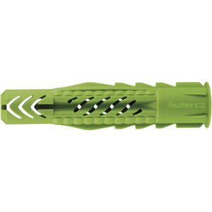 Fischer Universaldybel Green Ux 6x35r (Ø8 Mm.) Passer Til Skruer Ø4,5-6 Mm, 40 Stk