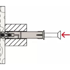 Fischer Sxr Facadedybel 8 X 60 T, 50 Stk.