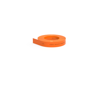 Letbæk Plast Markeringsbånd 25 X 0,3 Mm X 250 M, Orange, Lysleder,