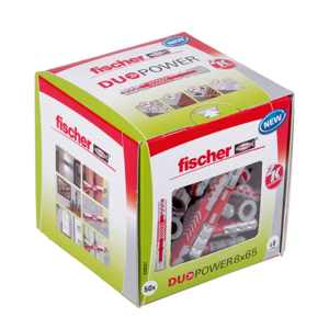 Fischer Duopower Tokomponentdybel, 12 X 60 Mm, 25 Stk.