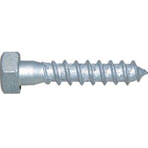 NKT Fasteners Franske Skruer Varmforzinket, 8 X 80 Mm, 4 Stk.