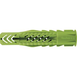 Fischer Universaldybel Green Ux 6x35r (Ø8 Mm.) Passer Til Skruer Ø4,5-6 Mm, 40 Stk