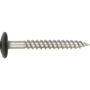 NKT Fasteners Facadeskrue 4,5 X 40 Mm, Sort, A2, Tx, 200 Stk.