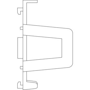 Scan Products Beslag Til Din-Skinne, 35 Mm