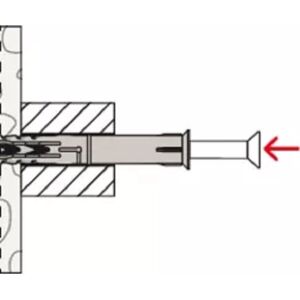 Fischer Sxr Facadedybel 8 X 60 T, 50 Stk.