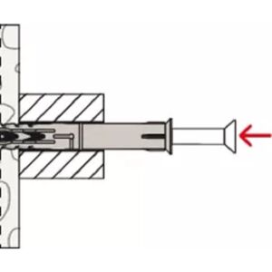 Fischer Sxr Facadedybel 8 X 60 T, 50 Stk.