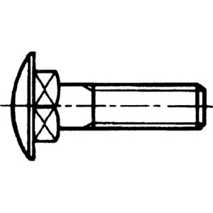 D603-4.8-Fzb M8x50 Frh Br.Bolt