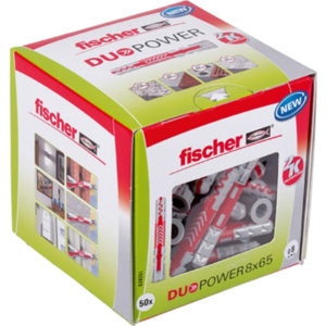 Fischer Duopower Tokomponentdybel, 12 X 60 Mm, 25 Stk.