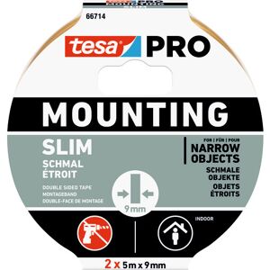 Tesa Monteringstape 66714 Pro 9 Mm X 5 M, 2 Pk.