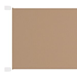 vidaXL lodret markise 250x360 cm oxfordstof gråbrun