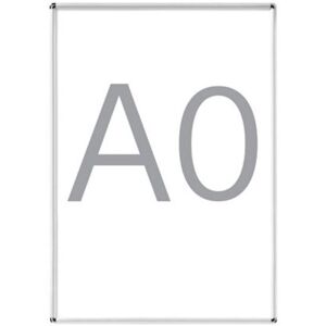 Klikrammer A0 Display, aluminium, 2-pak