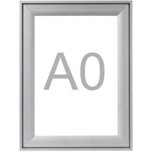 Plakatramme / Snapramme A0 Premium, aluminium, 2-pak