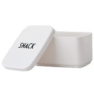 Design Letters Snackboks - Hvid M. Tekst - Design Letters - Onesize - Madkasse