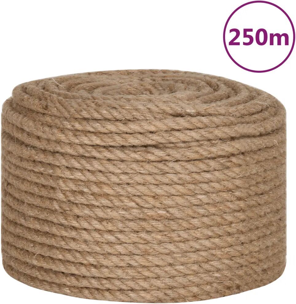 vidaXL reb 100 % jute 14 mm 250 m