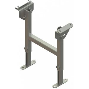 Gura Soporte doble, galvanizado, anchura de vía 200 mm, margen de ajuste 330 - 480 mm