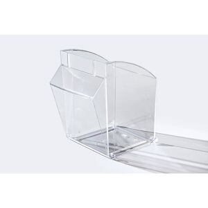 kaiserkraft Caja abatible de Styrolux®, L x A x H 268 x 221 x 243 mm, UE 2 unid., transparente