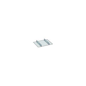 LISTA Juego de separadores para dimensiones de cajones de 459 x 459 mm, aluminio, 2 paredes separadoras, altura del frente 200 mm