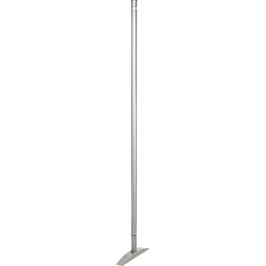 kaiserkraft Columna de cierre, para tabiques modulares, H x A 1750 x 55 mm, aluminio blanco