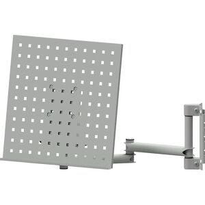 ANKE Brazo articulado para mesas de trabajo de altura regulable eléctricamente LIFT, brazo articulado triple, con pared perforada, para mesa de trabajo LIFT