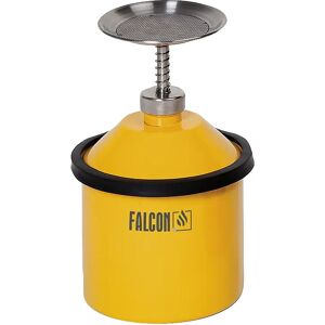 Falcon Humedecedor de ahorro, chapa de acero amarilla, capacidad 2,5 l