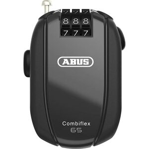 ABUS Cerradura de cable enrollable, con código numérico, UE 12 unid., cable de acero de 650 mm