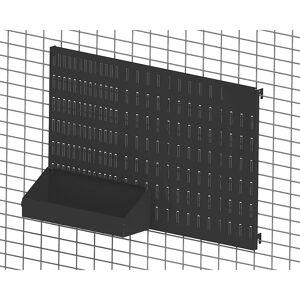 Axelent Caja universal QUICK ON, L x A x H 293 x 100 x 99 mm, negro intenso