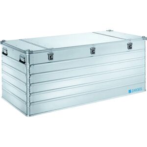 ZARGES Caja de transporte de aluminio, capacidad 829 l, L x A x H interiores 1650 x 750 x 670 mm, modelo robusto