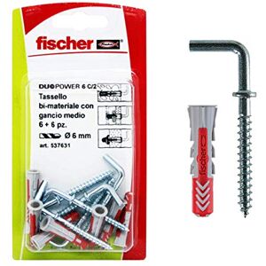 Fischer Fast&Fix - Ganchos fijos para paneles de yeso para colgar cuadros,  instalación rápida, sin destornillador ni taladro, 8 unidades 532759, color  negro : : Bricolaje y herramientas