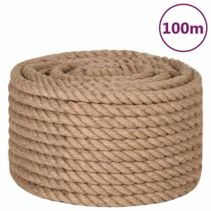 vidaXL Cuerda 100% yute 20 mm 100 m