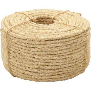 vidaXL Cuerda 100% sisal 8 mm 500 m