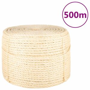 vidaXL Cuerda 100% sisal 10 mm 500 m