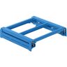 LISTA Bastidor extraíble, A x P 890 x 860 mm, carga por balda 1000 kg, 100 % extraíble, azul luminoso