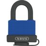 ABUS Candado de latón, 70IB/50 Lock-Tag, UE 6 unid., azul