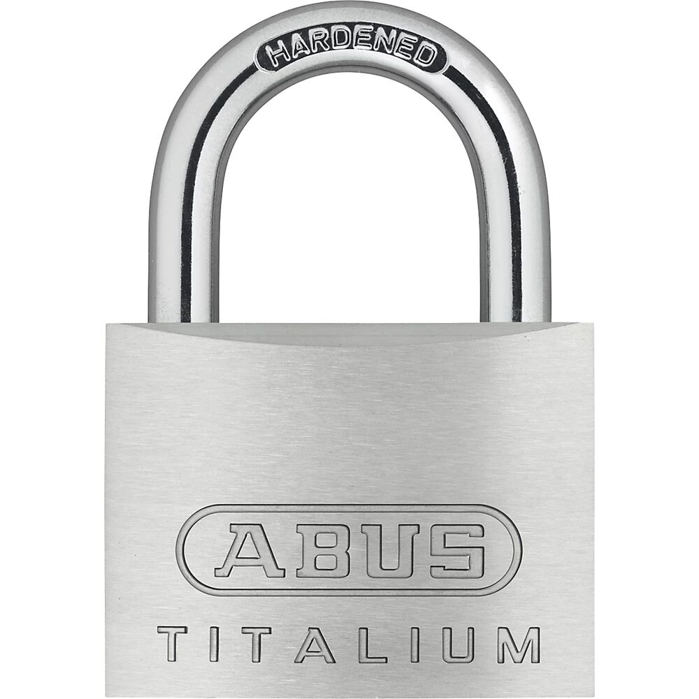 ABUS Candado de cilindro, 54TI/50 Lock-Tag, UE 6 unid., plateado
