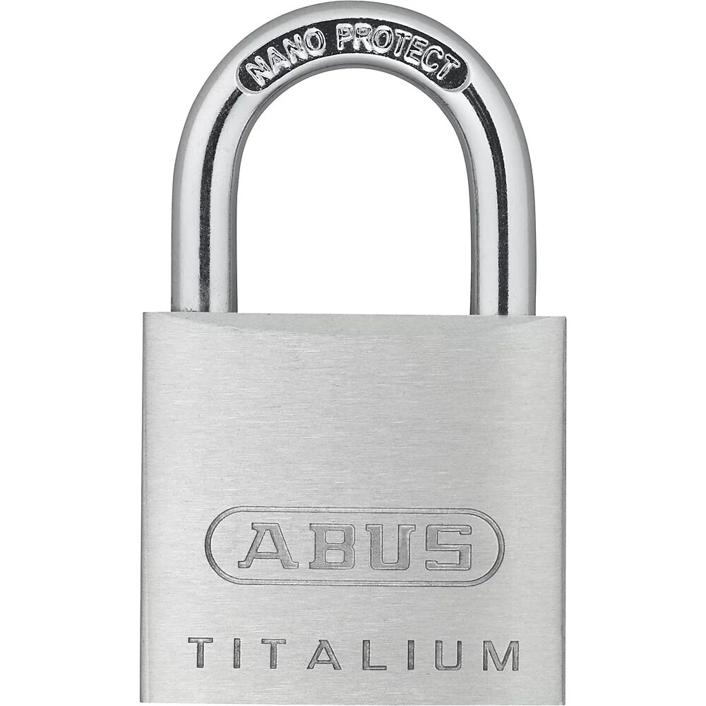 ABUS Candado de cilindro, 64TI/30 Lock-Tag, UE 12 unid., plateado