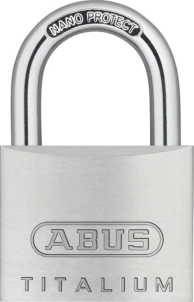 ABUS Candado de cilindro, 64TI/40 Lock-Tag, UE 12 unid., plateado