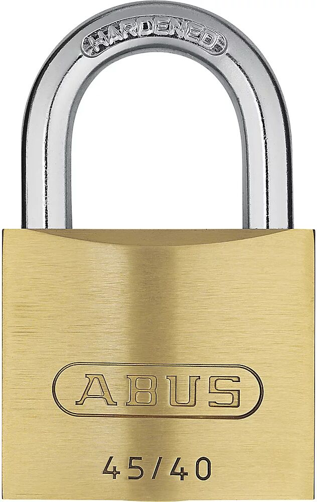 ABUS Candado, 45/40 Lock-Tag, UE 12 unid., latón