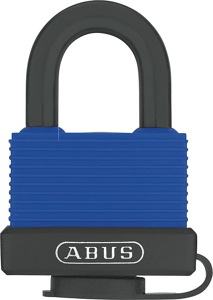 ABUS Candado de latón, 70IB/45 Lock-Tag, UE 6 unid., azul