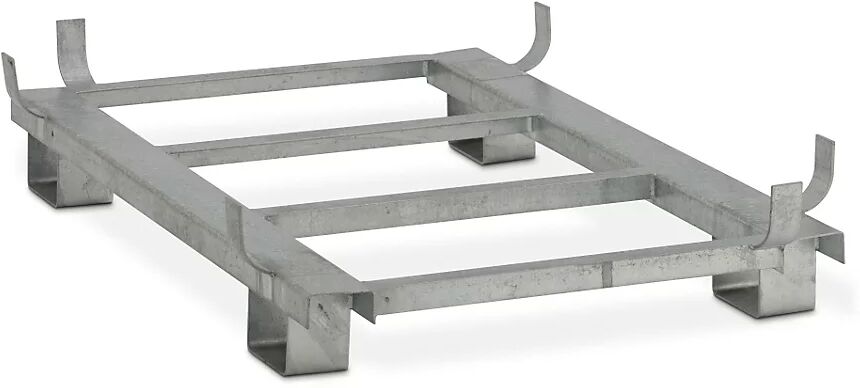 CEMO Bastidor de patas de acero, galvanizado, para L x A 1620 x 1190 mm, capacidad 1100 litros